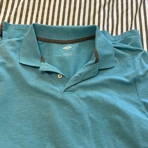 Blue Old Navy Polo MEDIUM